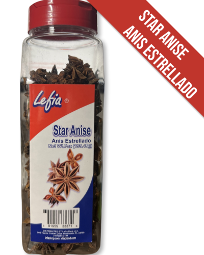 Lefia  Star/Anise/Whole/Dried/Anis/Estrellado 7 OZ