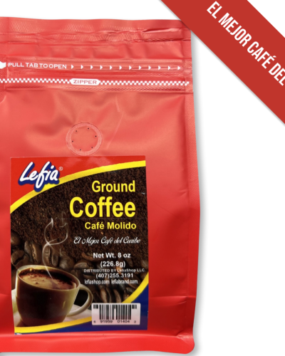 LEFIA 8 oz Bag, Ground Coffee,  - Product from the Dominican Republic NEW