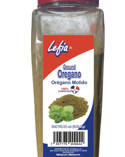 LEFIA Ground Oregano 100% Natural From Dominican Republic Dried Oregano DOMINICANO 12 OZ