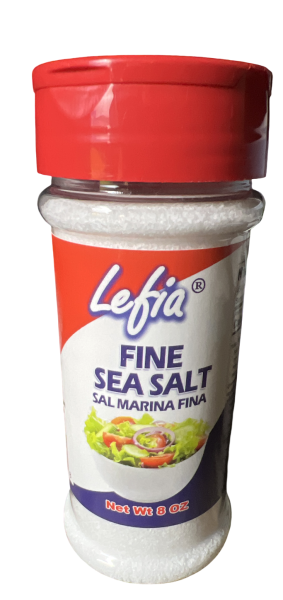 Lefia Sea Salt Fine Ground / Sal Marina Fina - 8 oz
