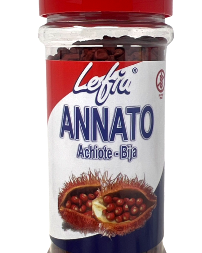 Lefia Annatto Whole 5 Oz, Achiote Seed / Bija Entera Specias Annatto
