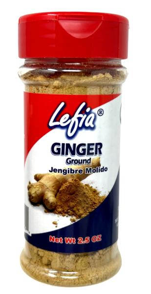 Lefia Ginger Ground 2.5 oz-Powder-Jengibre-Molido-en-Polvo-Kosher