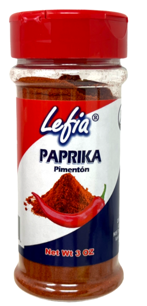 Lefia Paprika/Ground/Powder/Pimenton-Molido-en-Polvo 3 oz