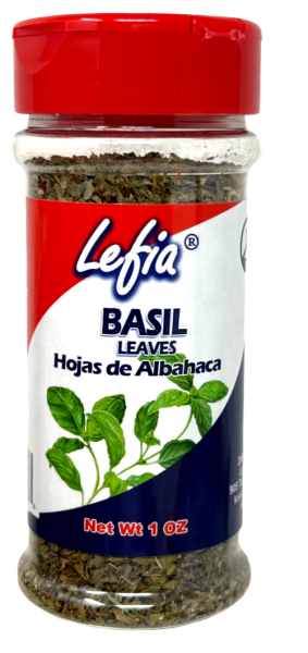 Lefia Basil Leaves, 1 oz -Hojas de Albahaca