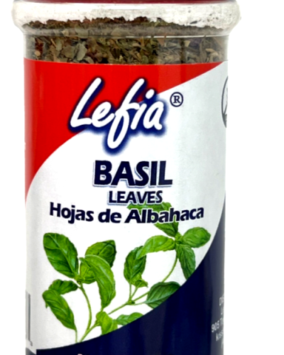 Lefia Basil Leaves, 1 oz -Hojas de Albahaca